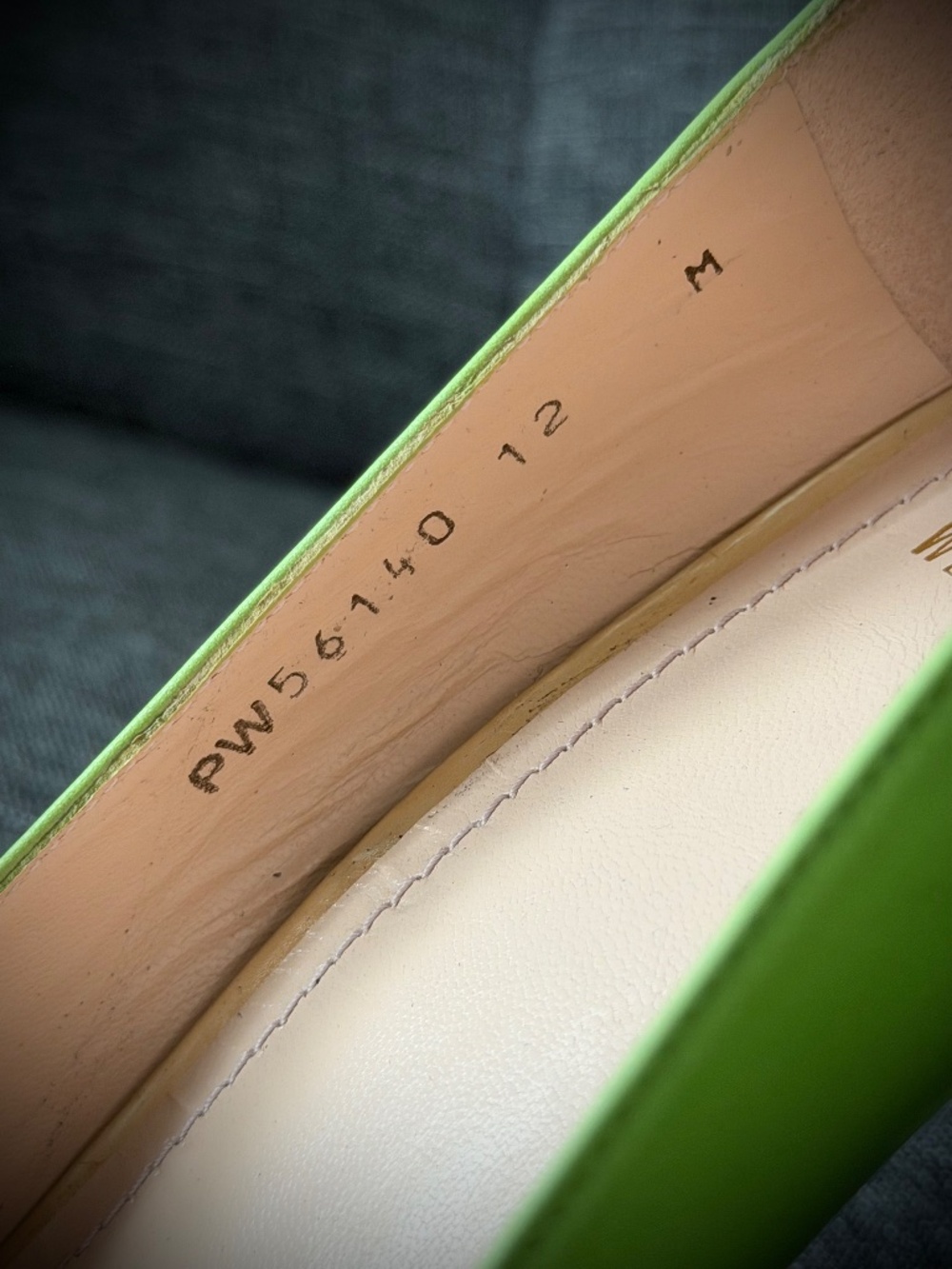 Stuart Weitzman | Power Pistachio Kid | size 12 | 100mm / 4" heel - Picture 7 of 8